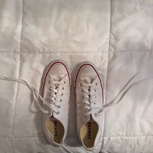 Converse White Canvas Sneakers